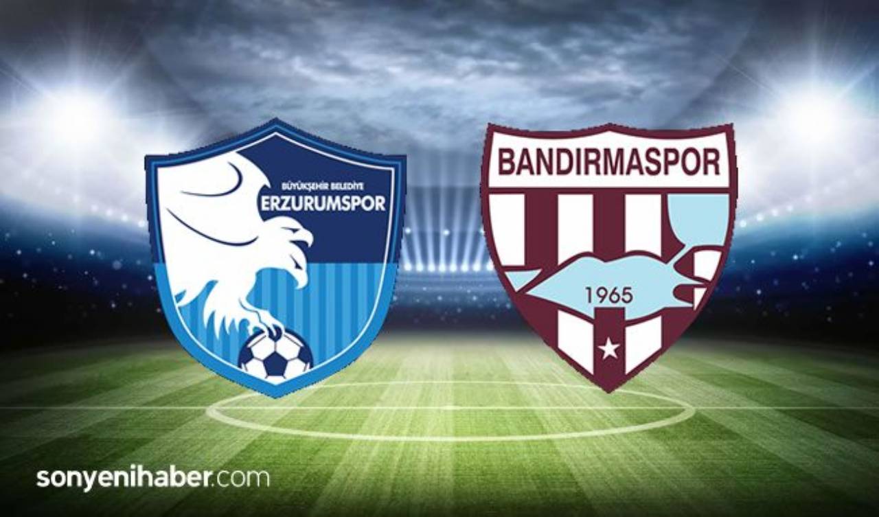 Erzurumspor FK Bandırmaspor Maçı Canlı İzle - Erzurum Bandırma Maçı Kaç Kaç