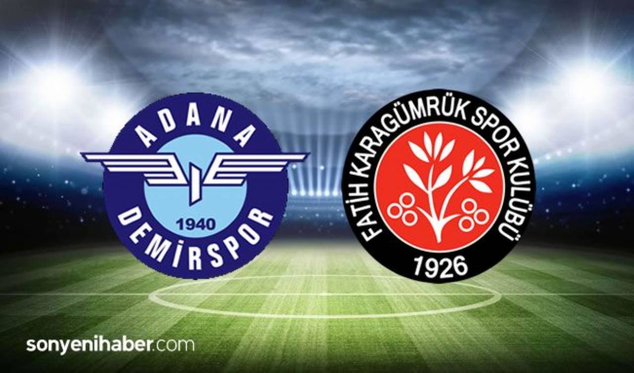 Adana Demirspor Karagümrük Maçı Canlı İzle - Adana Demir Karagümrük Maçı Kaç Kaç