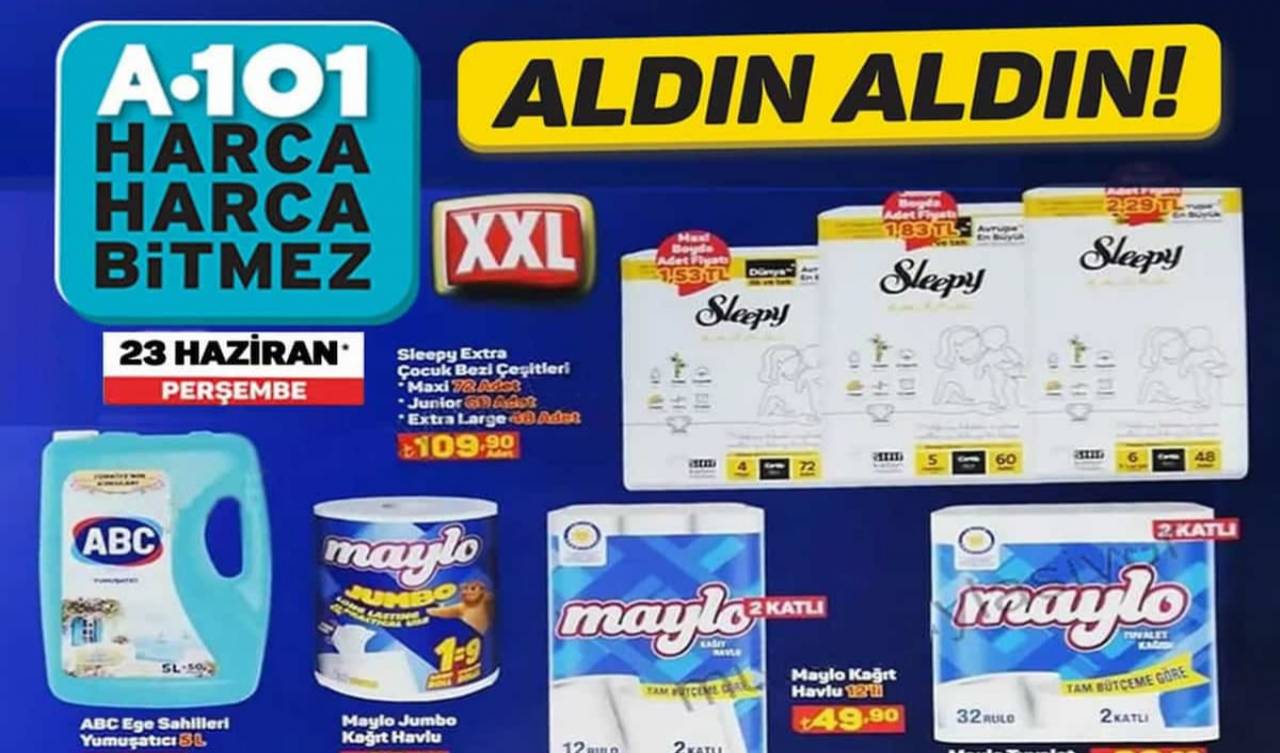 A101 aktüel kataloğu yayınlandı! 23 Haziran A101 kataloğunda hangi ürünler indirimde?