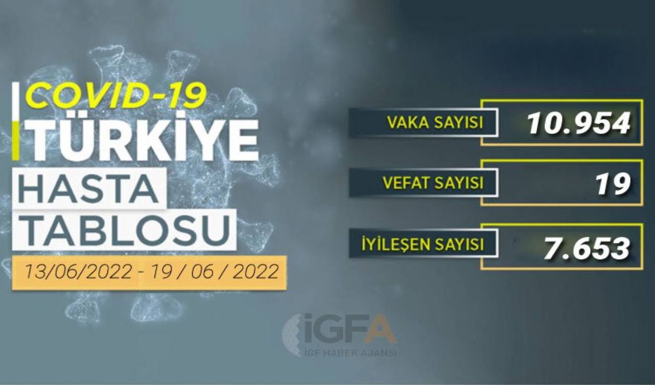 Haftalık COVID-19 verileri açıklandı