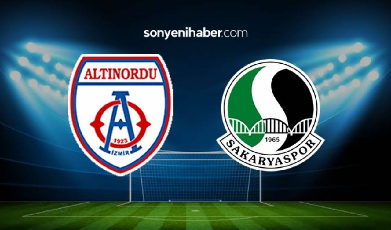 Altınordu Sakaryaspor Maçı Canlı İzle - Altınordu Sakarya Maçı Kaç Kaç