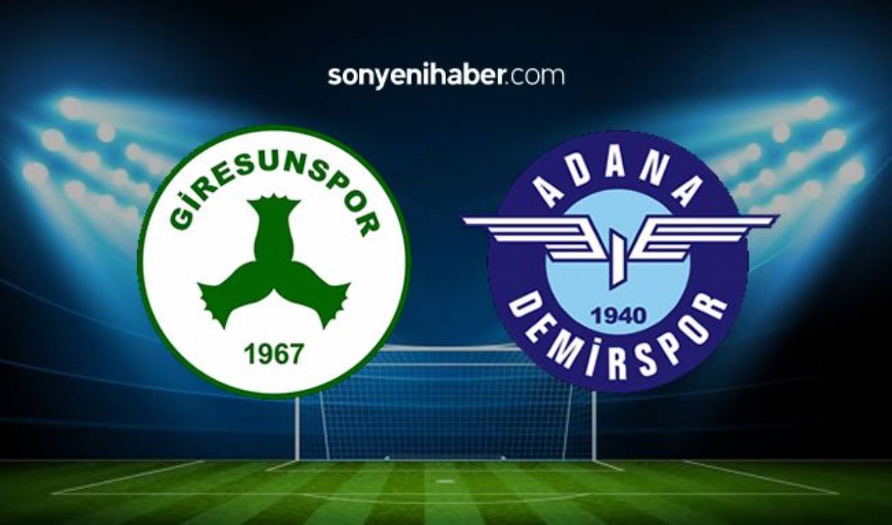 Giresunspor Adana Demirspor Maçı Canlı İzle - Giresun Adana Demir Maçı Kaç Kaç