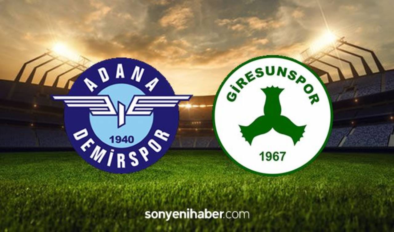 Adana Demirspor Giresunspor Maçı Canlı İzle - Adana Demir Giresun Maçı Kaç Kaç