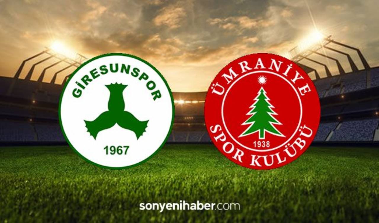 Giresunspor Ümraniyespor Maçı Canlı İzle - Giresun Ümraniye Maçı Kaç Kaç