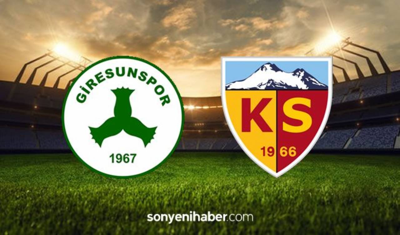 Giresunspor Kayserispor Maçı Canlı İzle - Giresun Kayseri Maçı Kaç Kaç