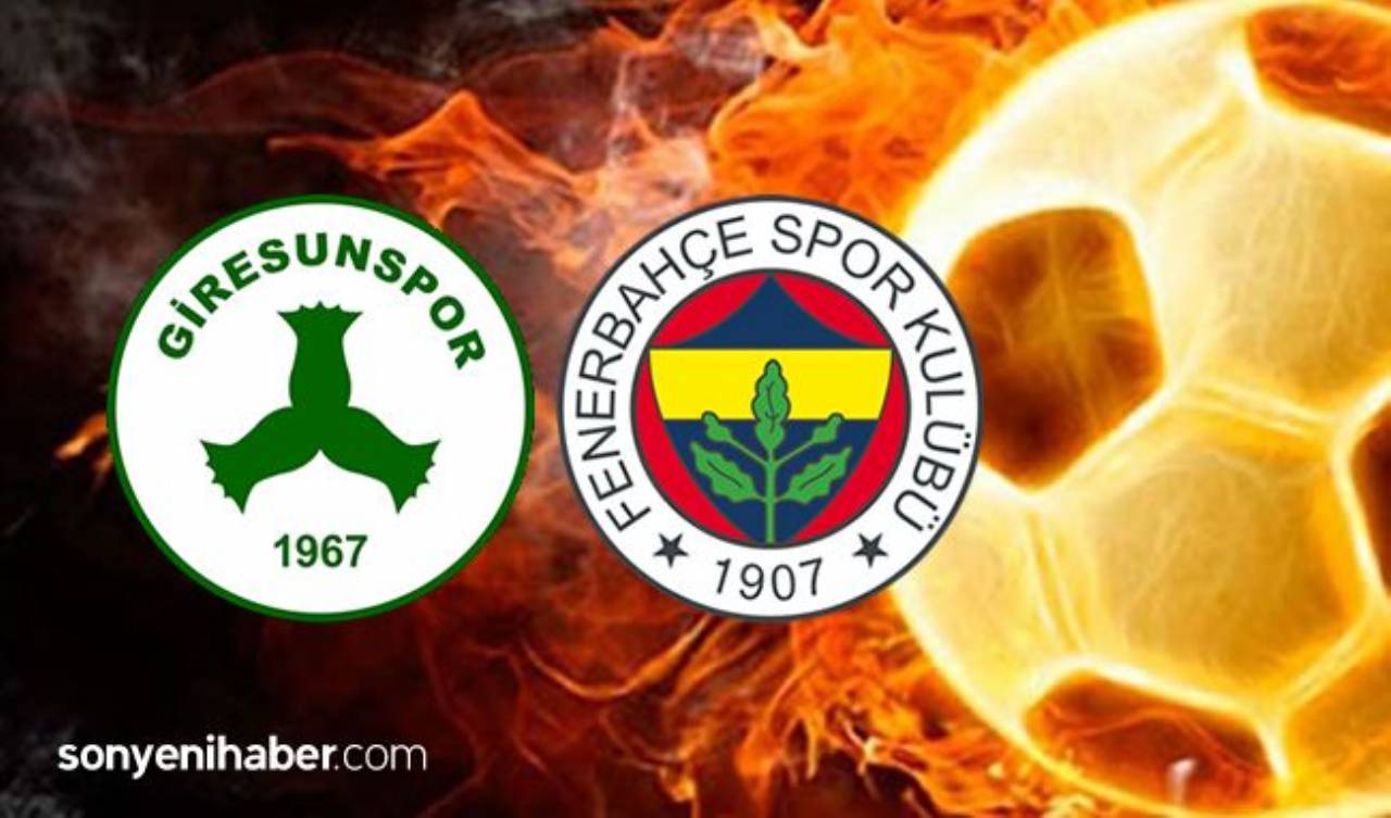 Giresunspor Fenerbahçe Maçı Canlı İzle - Giresun FB Maçı Kaç Kaç