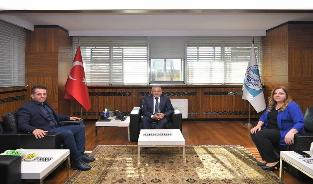 KalDer Kayseri'den  Memduh Büyükkılıç'a ziyaret